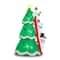Glitzhome® 8ft. Lighted Inflatable Xmas Snowman Climbing Up Tree Décor